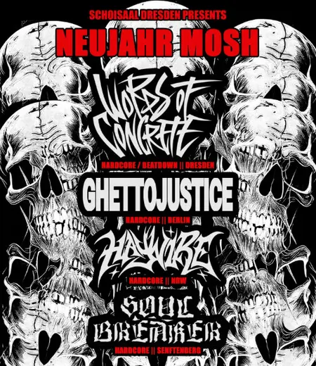 Flyer NEUJAHR-MOSH-FEST 2026 - TAG 2