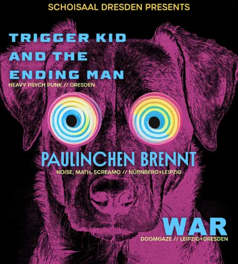 Flyer TRIGGER KID AND THE ENDING MAN